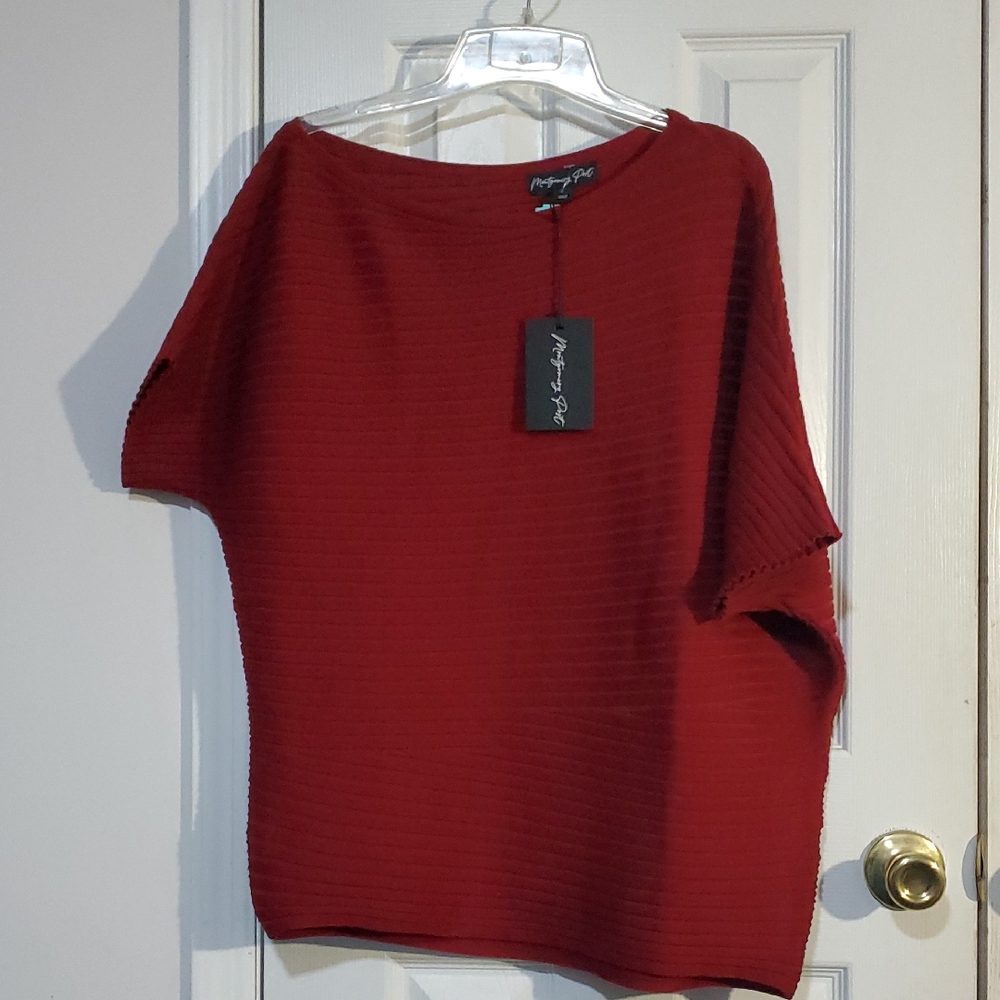 NWT Montgomery Post Side Shoulder Sweater